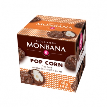Minibox Pop corn au chocolat