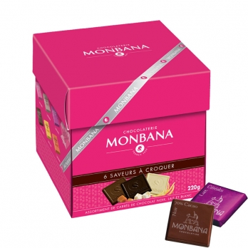 Coffret 6 Saveurs - 55 carrs de chocolat