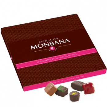 Coffret de 36 chocolats fins