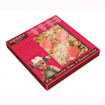 Mini Tablette Choco Fraise Monbana