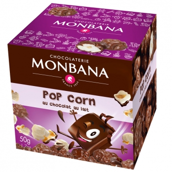 Minibox Pop corn chocolat Monbana
